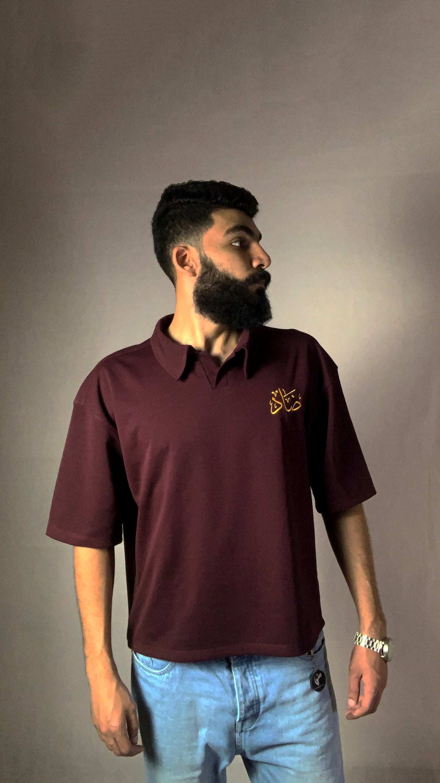 DAAD Burgundy Polo