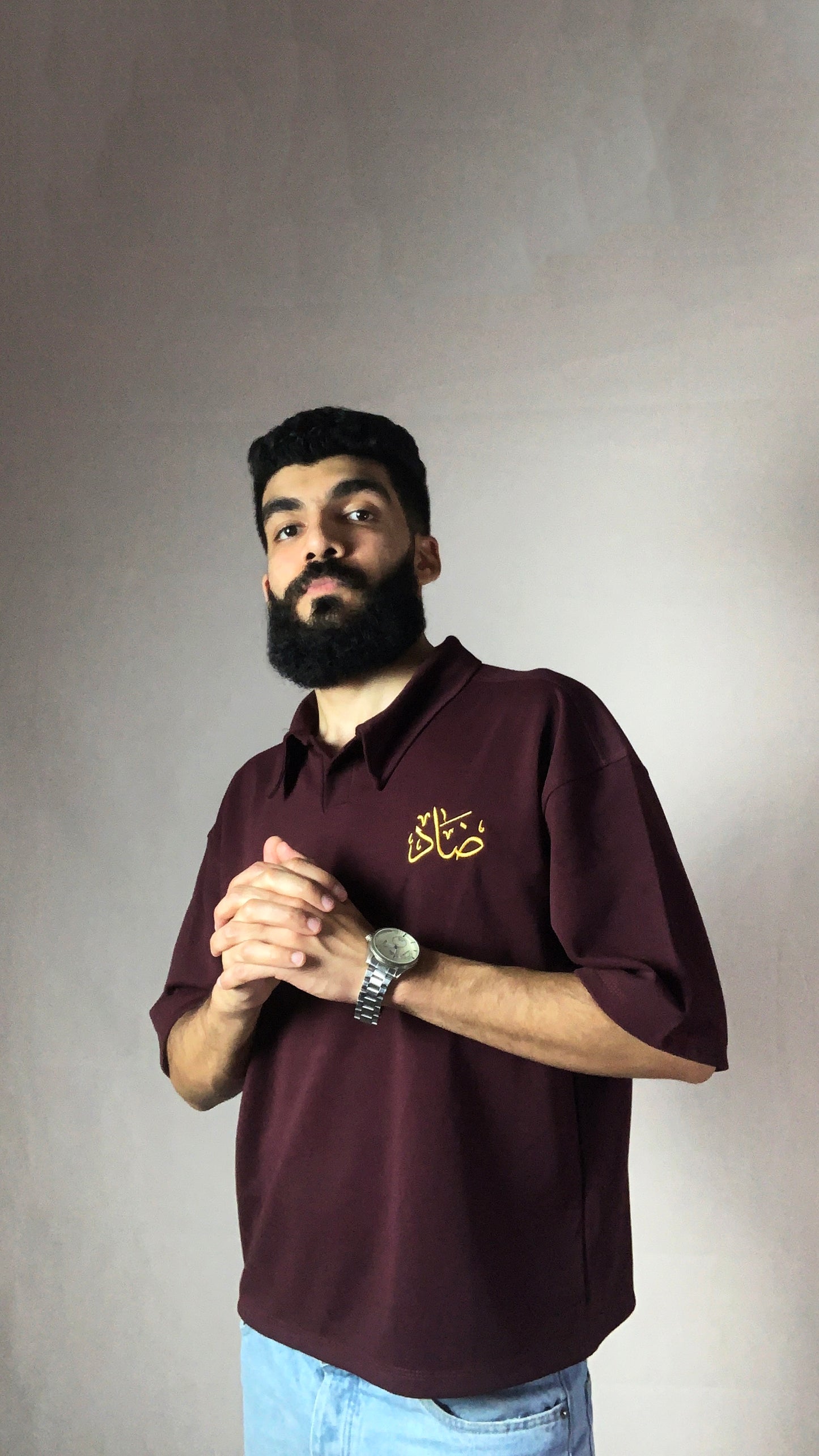 DAAD Burgundy Polo