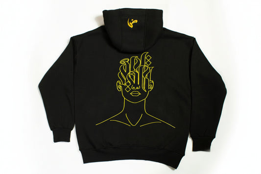 Black - Arabic Identity Hoodie