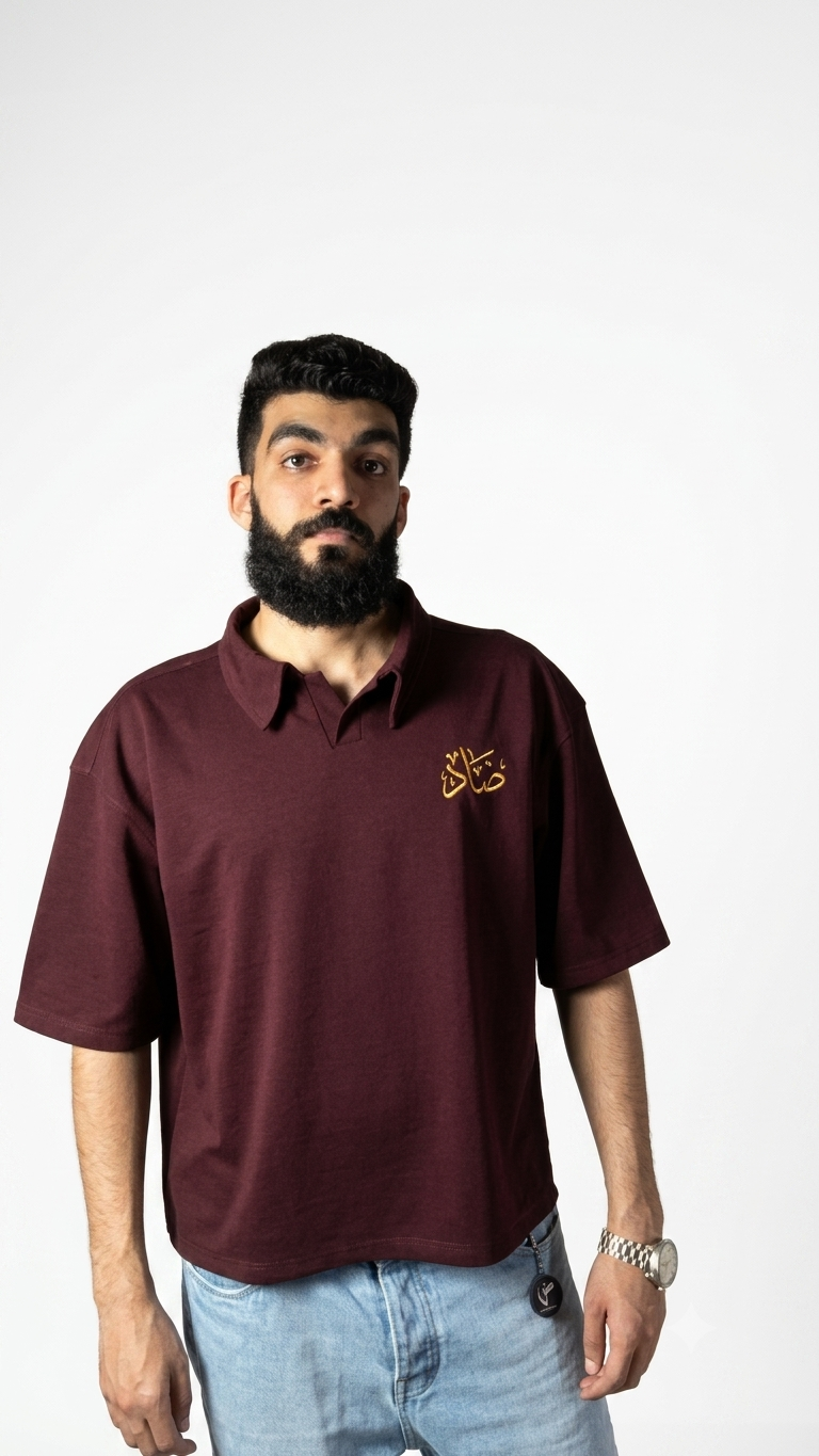 DAAD Burgundy Polo